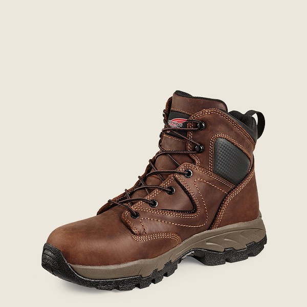 Red Wing Hiking Boots Truhiker - 6-Inch Safety Toe - Brune/Svart - Herre 8674-NLWGF